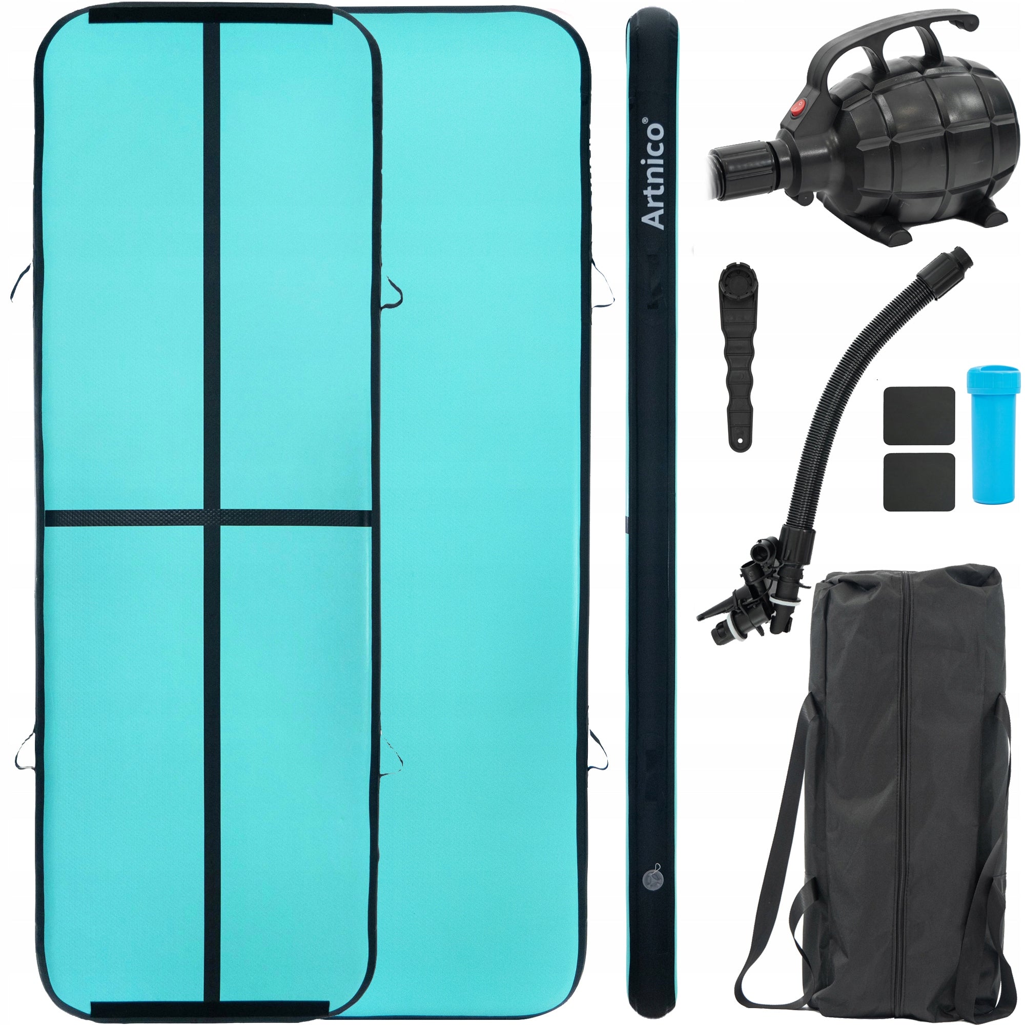 AIR TRACK ACROBATIC PATH 3 M Mattress Gymnastic Mat Training Pump