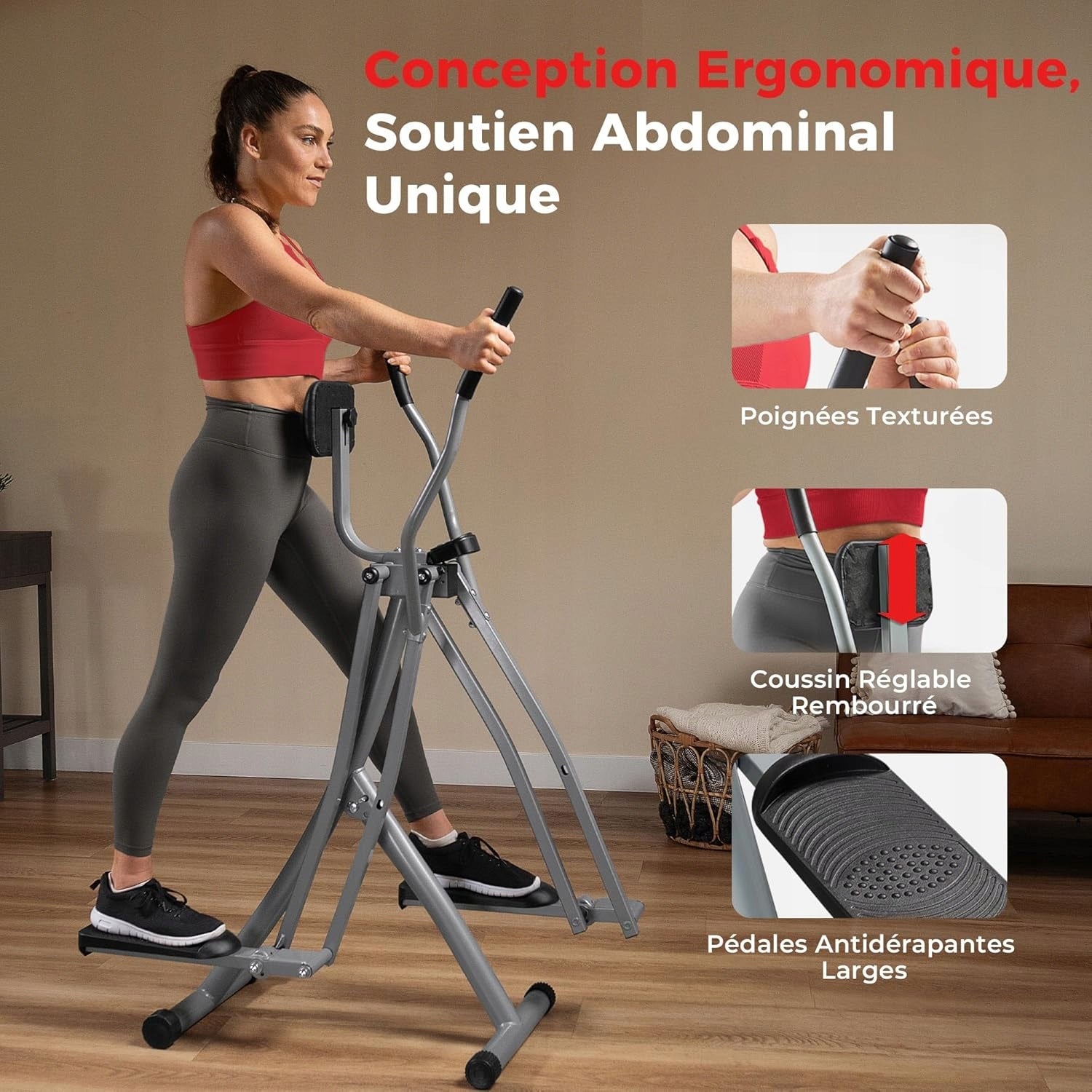 AIR WALK gait simulator full body workout LCD monitor foldable Manufacturer code SF-E902