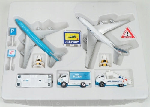 AIRBUS 380 AIR FRANCE & BOEING 747 KLM KIDS AIRPORT GIFT CE