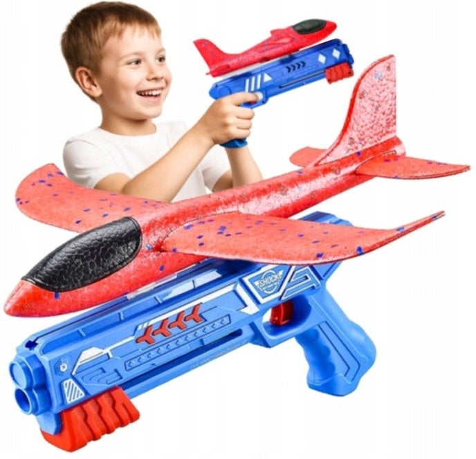 AIRCRAFT LAUNCHER GUN WITH DART LIGHT Packaging status original