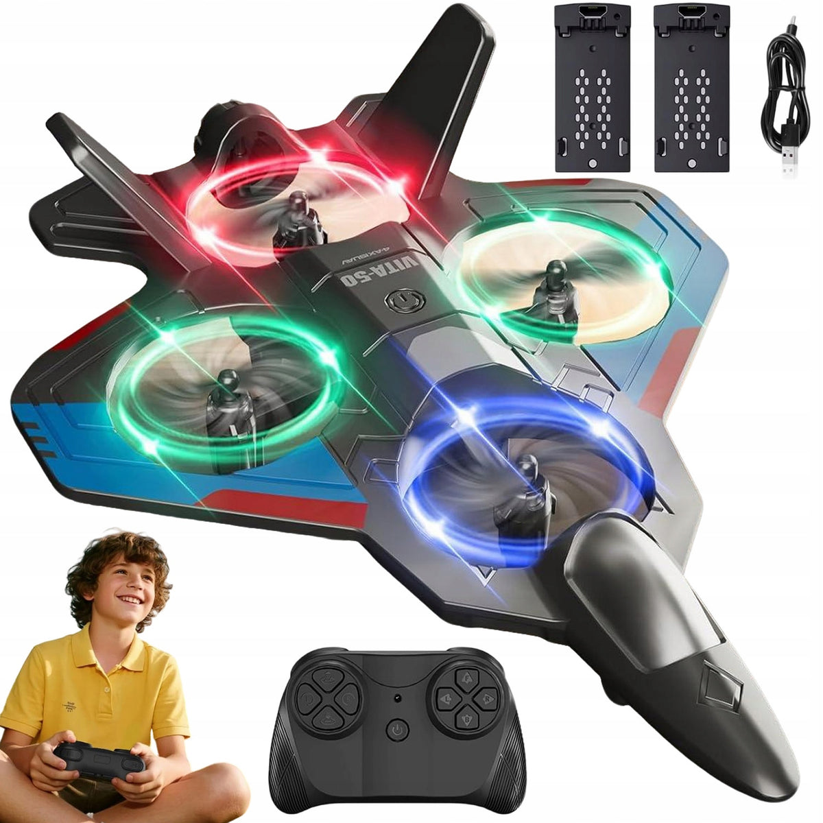 AIRCRAFT REMOTE CONTROLLED FIGHTER JET PILOT 3 SPEED LEVELS