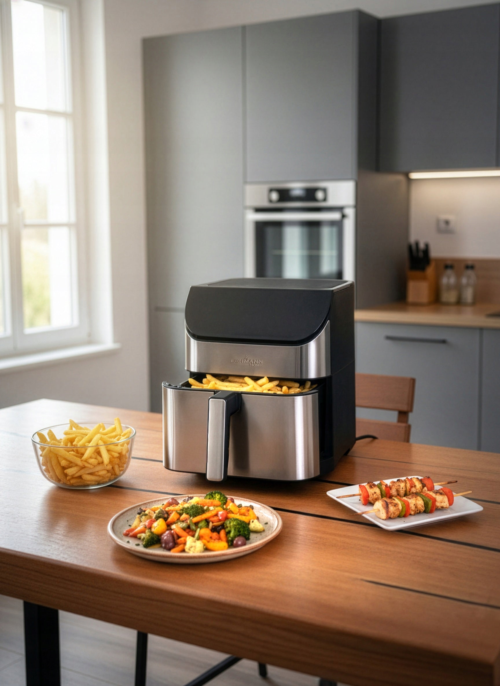 AIRFRYER 8L NON-STICK LEHMANN 12 PROGRAMS Power 1800 W