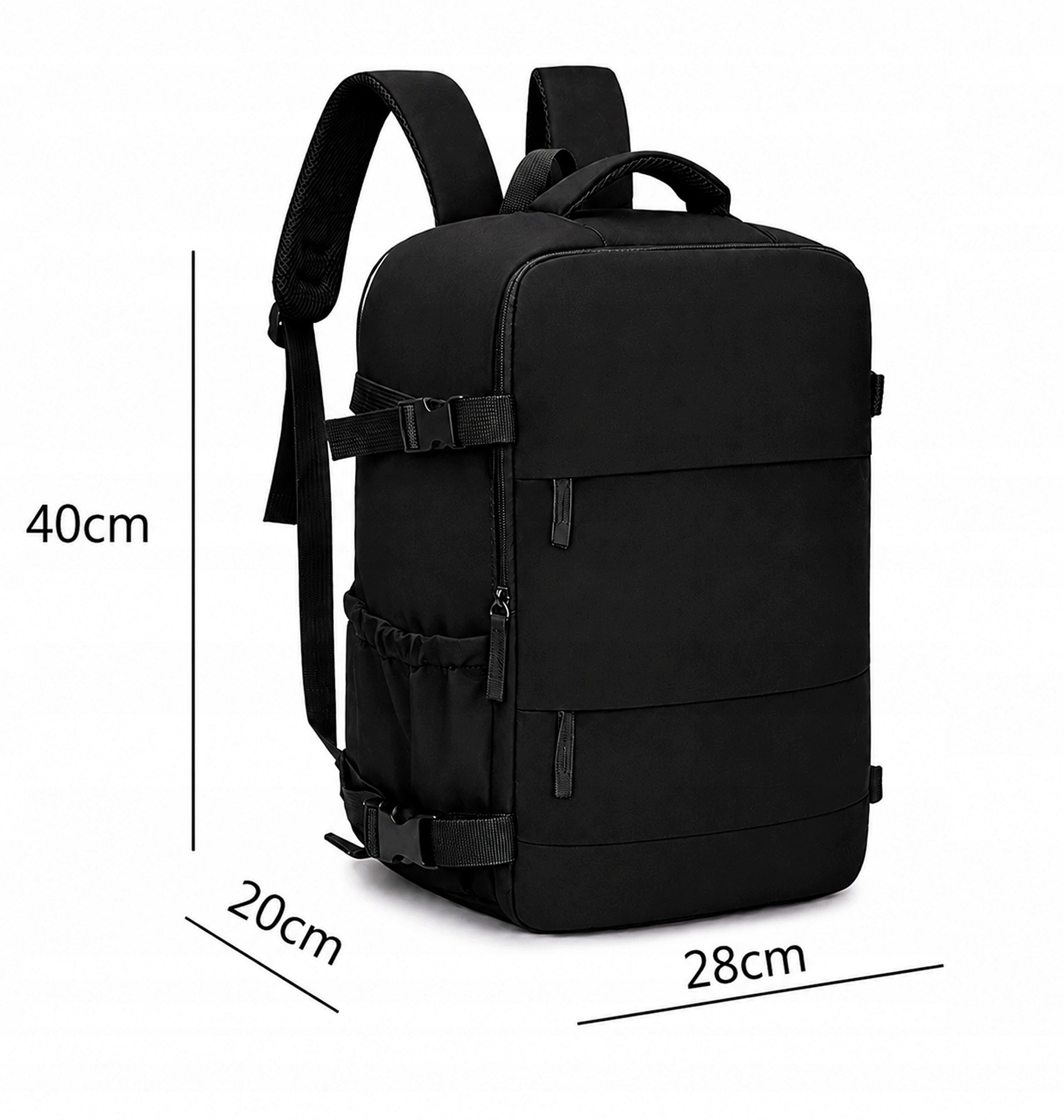 AIRPLANE TRAVEL BACKPACK 40x28x20 Wizzair Ryanair CABIN HAND LUGGAGE Packaging status original