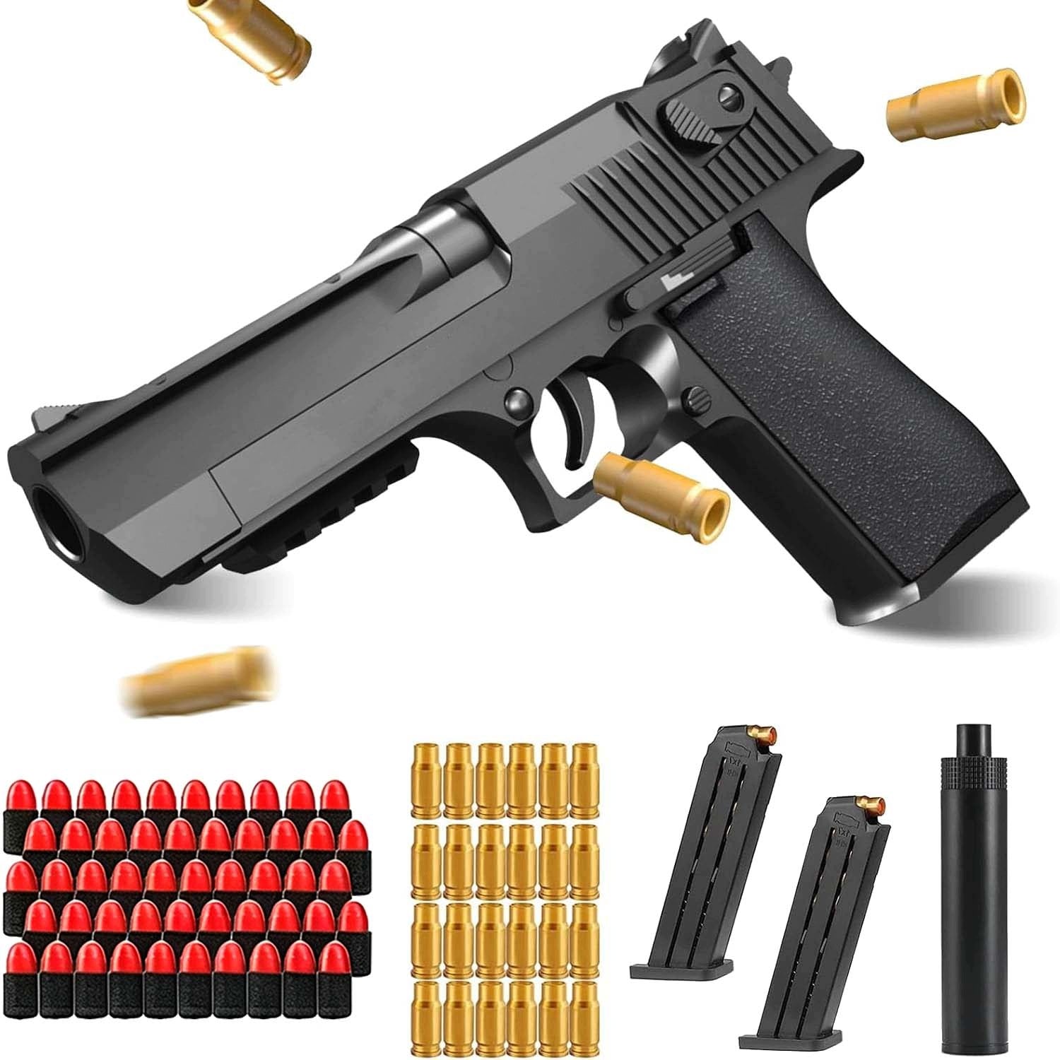 AIRSOFT GUN BALL GUN TOY WITH INFRARED SIGHT +FREEBIE BALLS