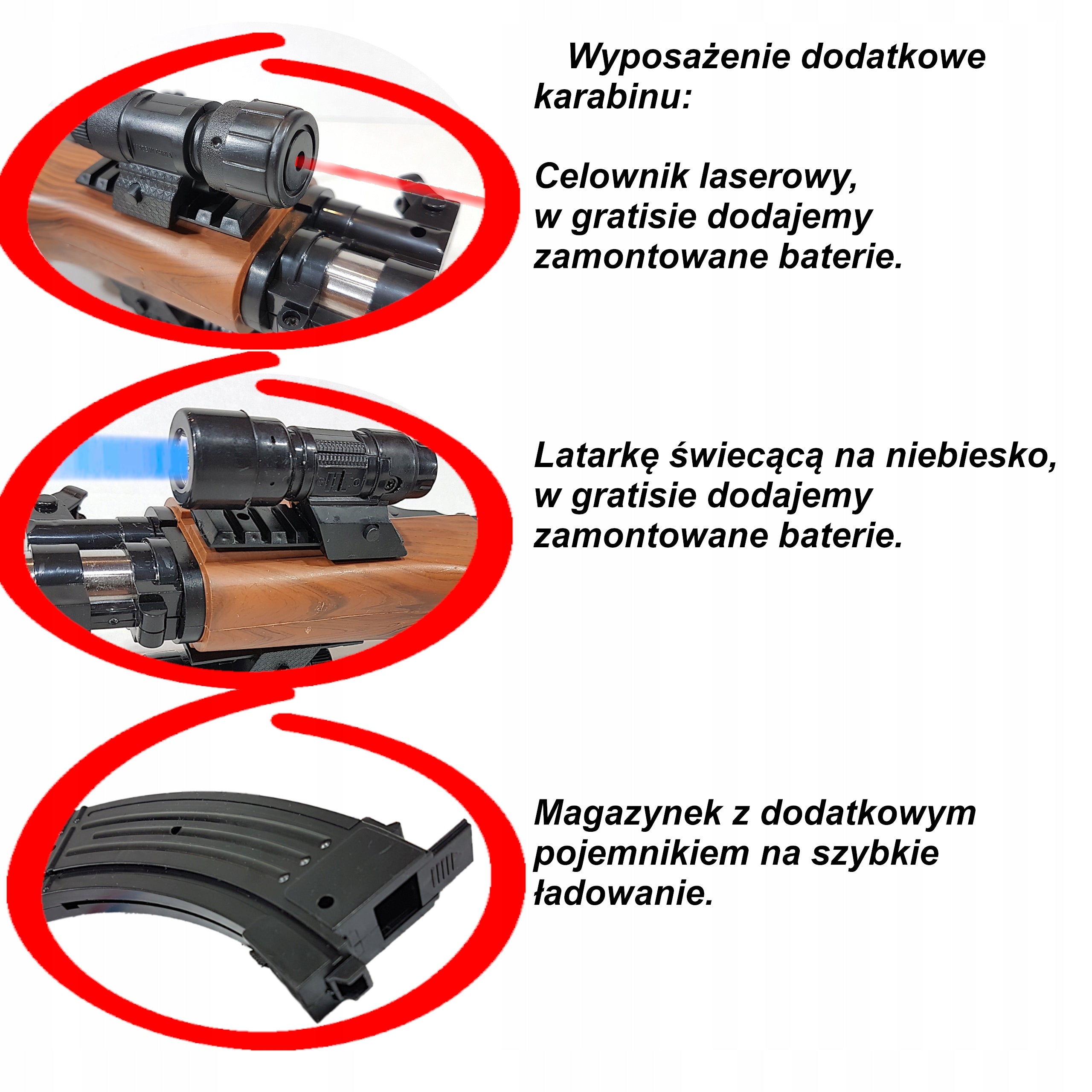 AK-47 KALASHNIKOV SPRING RIFLE ASG FOR BALLS+2 GRENADES 800 pcs. Packaging status original