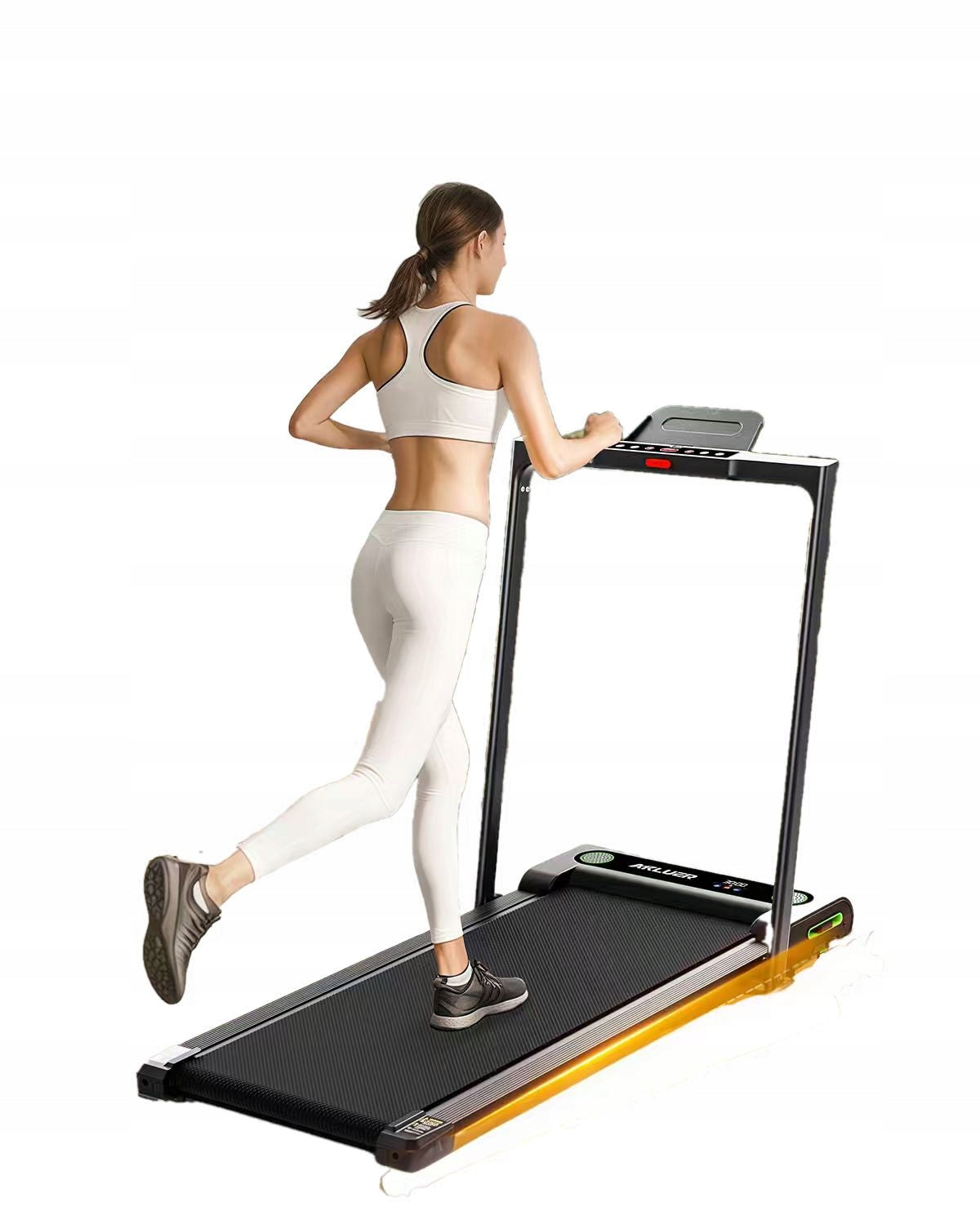 AKLUER 480L-B FOLDING TREADMILL WITH SLOPE 2,5HP 4MPH 150KG LED 1-12KM/H