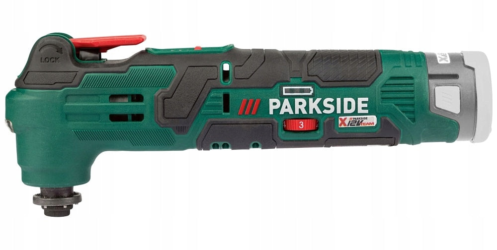 AKUMULATOROWE NARZĘDZIE WIELOFUNKCYJNE 12V PARKSIDE PAMFWS 12 A1 WYCINARKA