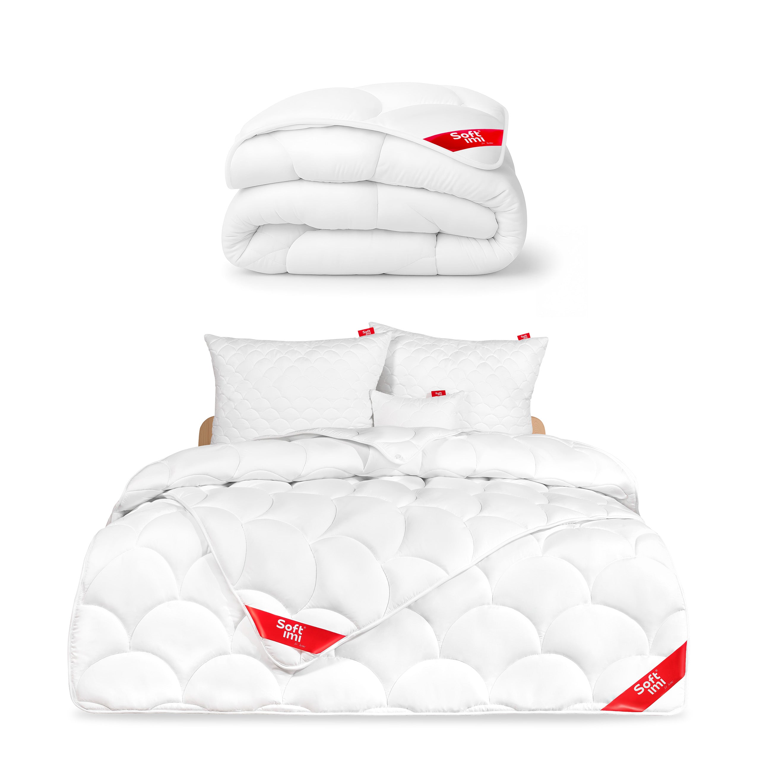 ALL-SEASON ANTI-ALLERGIC QUILT 200X220 + 2 PILLOWS 70X80 SET from Poland