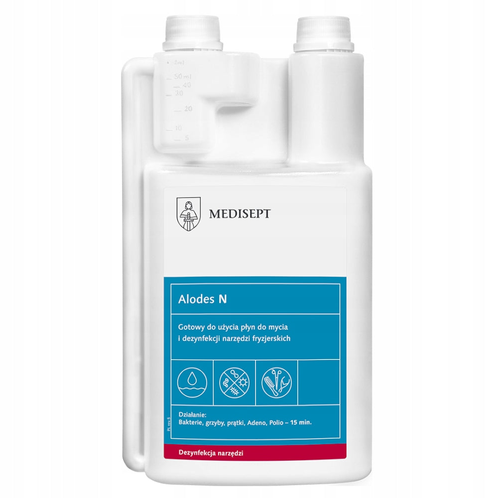 ALODES N 1L READY Tool Disinfectant + Sterilization Bathtub Packaging status original