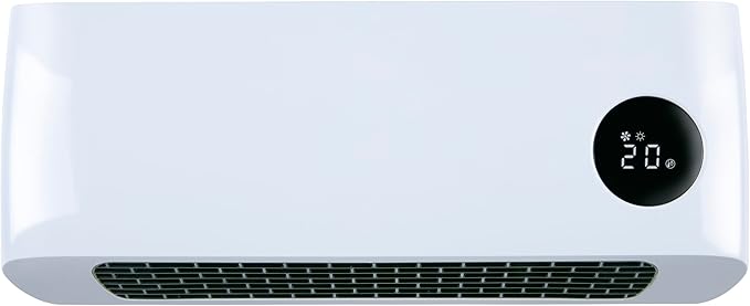 ALPINA 1000 WALL ELECTRIC HEATER 1000/2000W REMOTE CONTROL WHITE