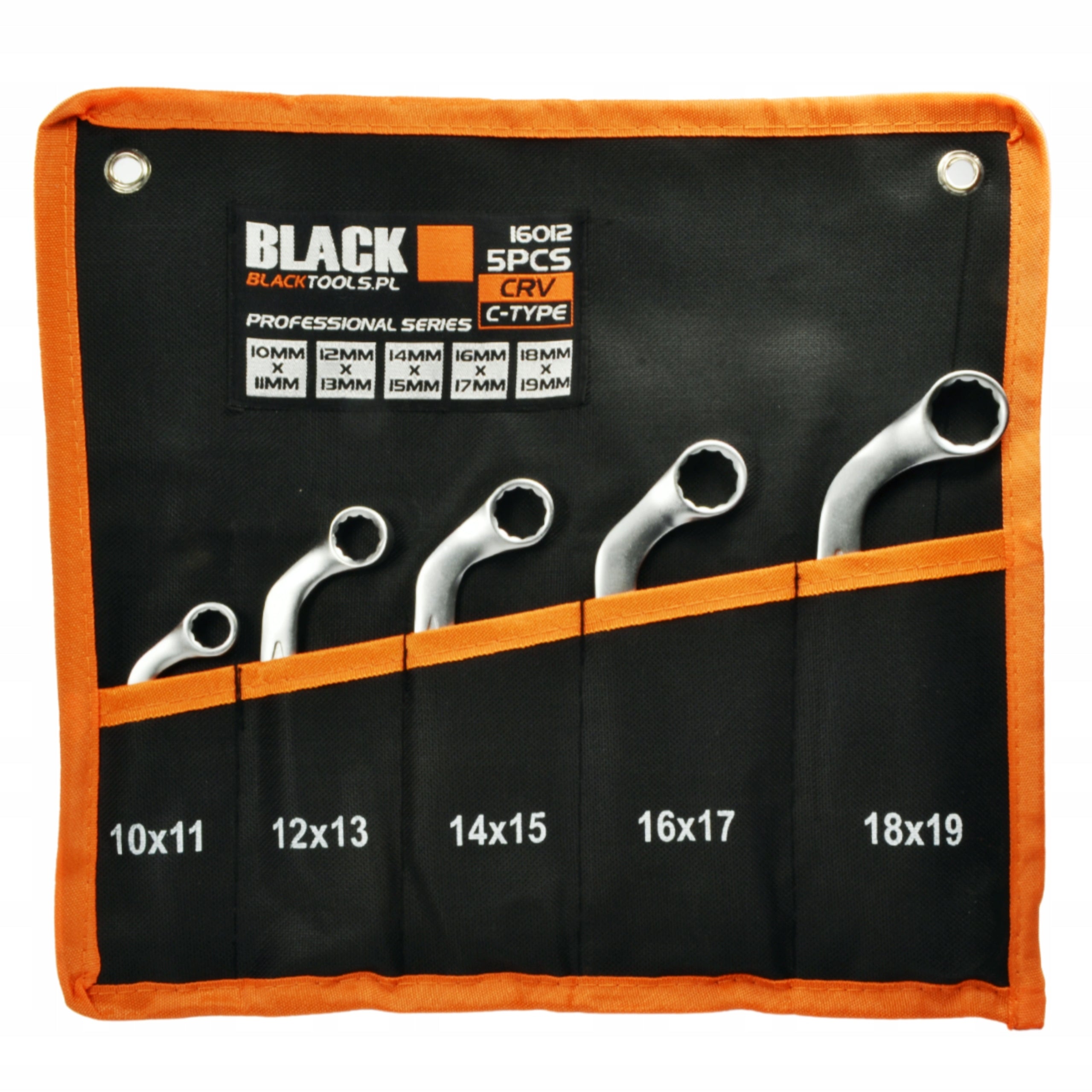 ALTERNATOR EYE WRENCHES TYPE C 10-19mm BENT BLACK Manufacturer code 16012