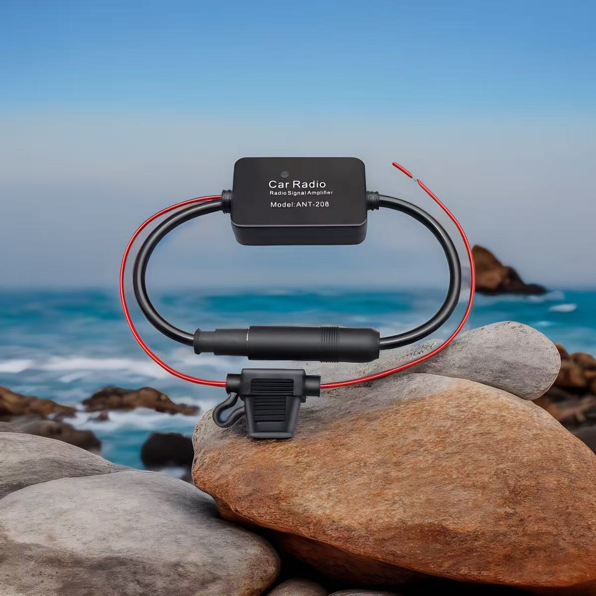 AM FM RADIO 25DB 80-108/170-240 MHz RADIO SIGNAL ANTENNA AMPLIFIER Manufacturer code Wzmacniacz ant AM/FM 25dB 80-108/170-240MHz
