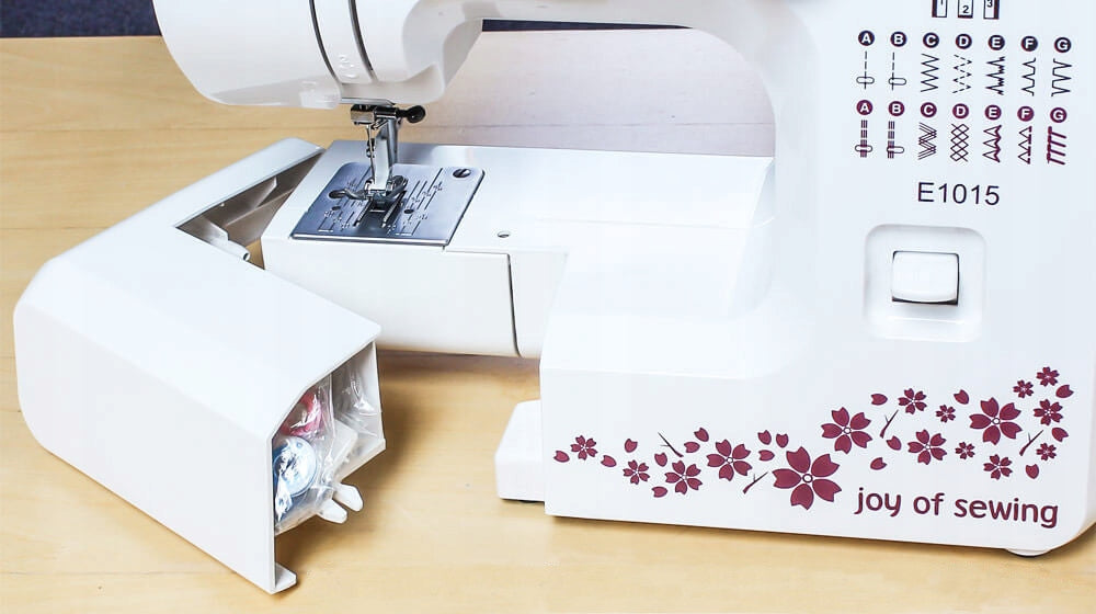 AMAZING home sewing machine JANOME JUNO E1015 + FREEBIE GUIDE Hook swing