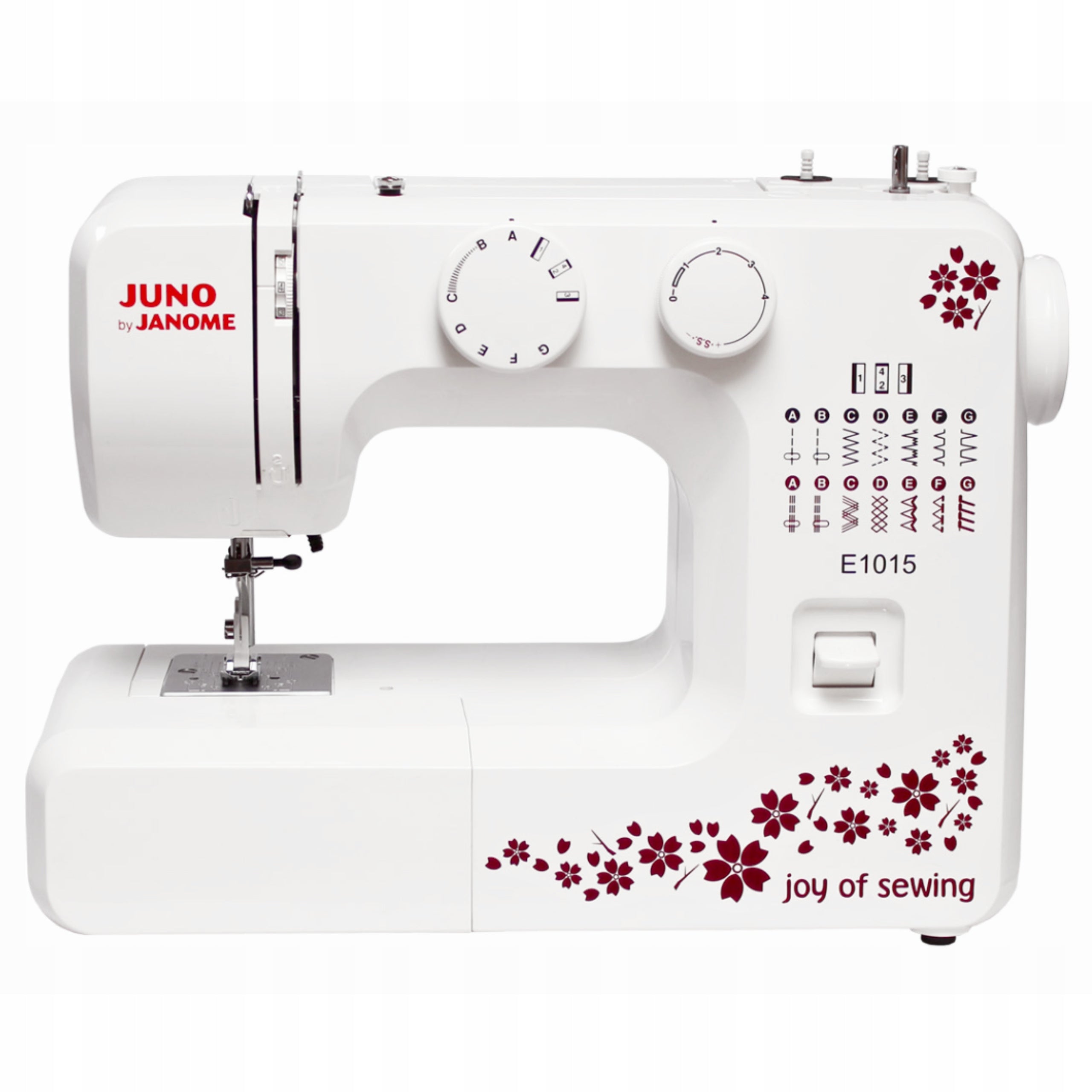 AMAZING home sewing machine JANOME JUNO E1015 + FREEBIE GUIDE Manufacturer code E1015
