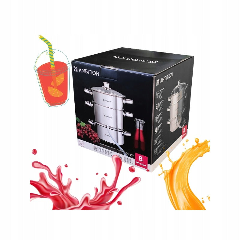 AMBITION WINSTON JUICER 8L STAINLESS STEEL INDUCTION GAS