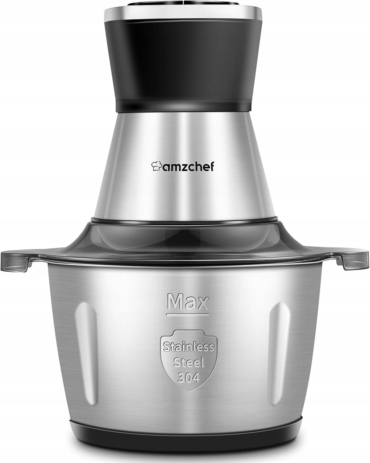 AMZCHEF Electric Meat Shredder 2 l 500 W Bowl Stainless Steel