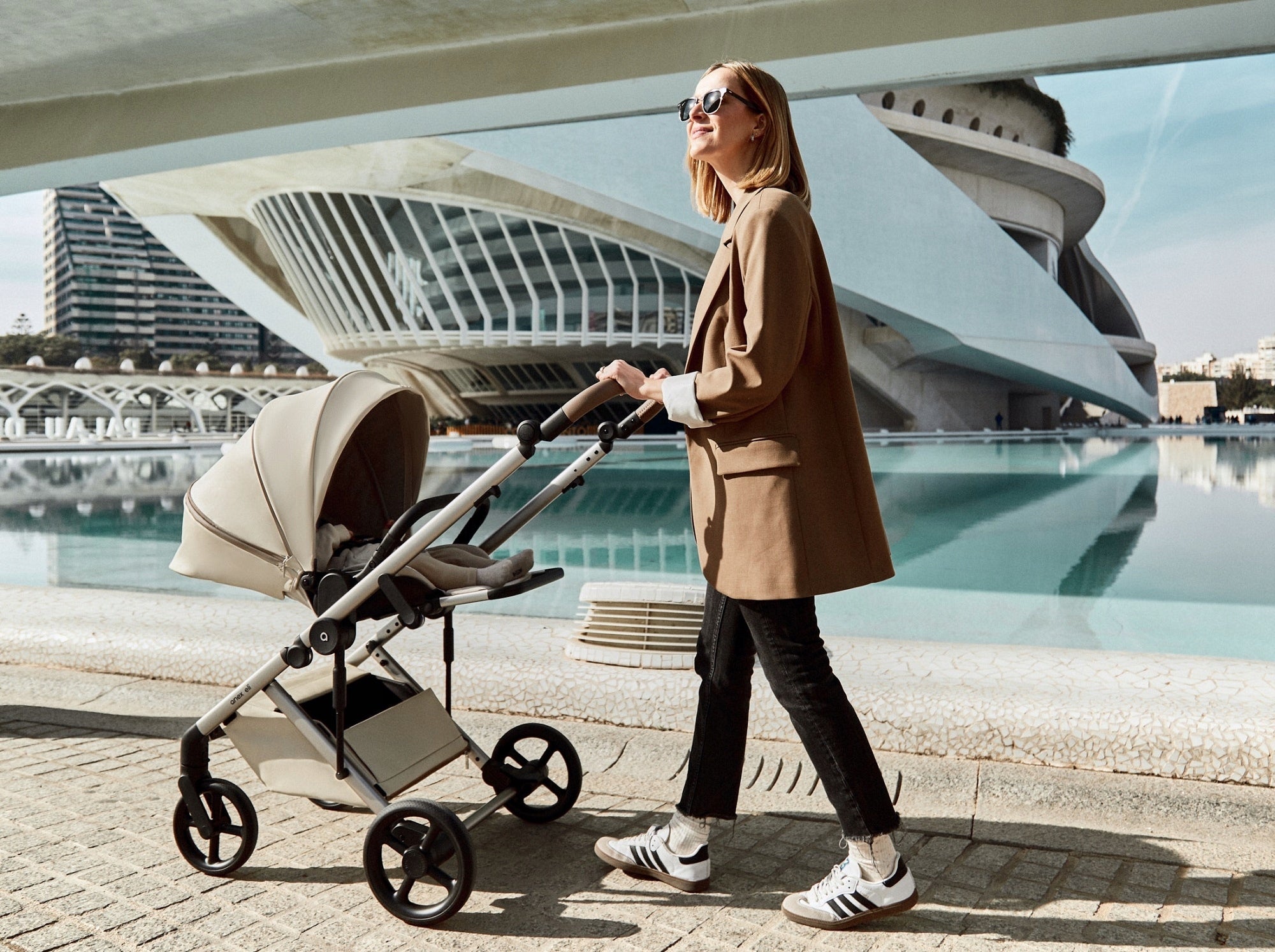 ANEX ELI STROLLER 2in1 RAISED GONDOLA EPP STROLLER 3 x GATO CUSHIONING Model Eli