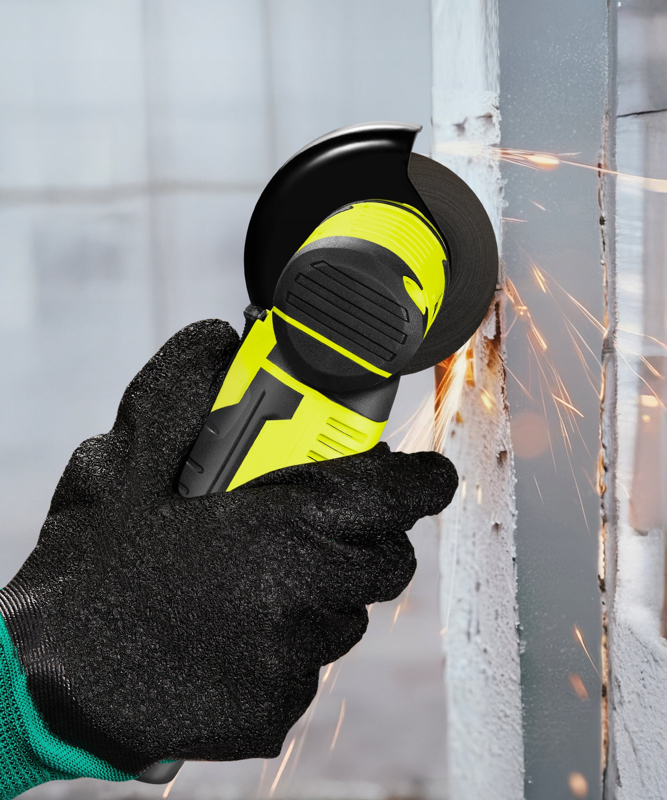 ANGLE GRINDER CORDLESS BRUSH MINI RUBBER 2xAKU 3xFLEX DISC Brand XPIRO