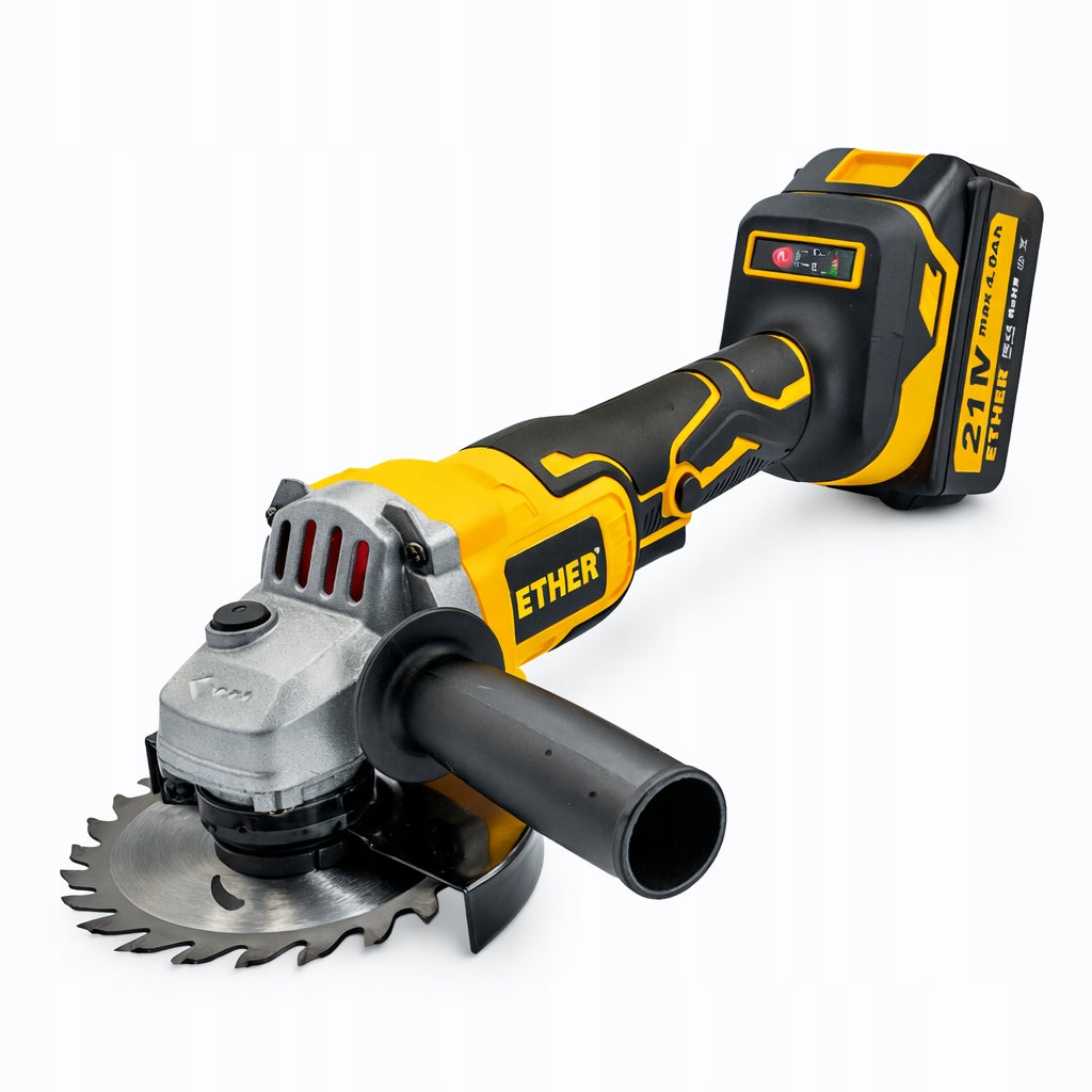 ANGLE GRINDER CORDLESS BRUSHLESS ANGLE SET 2xAKU 4AH 21V Packaging status original