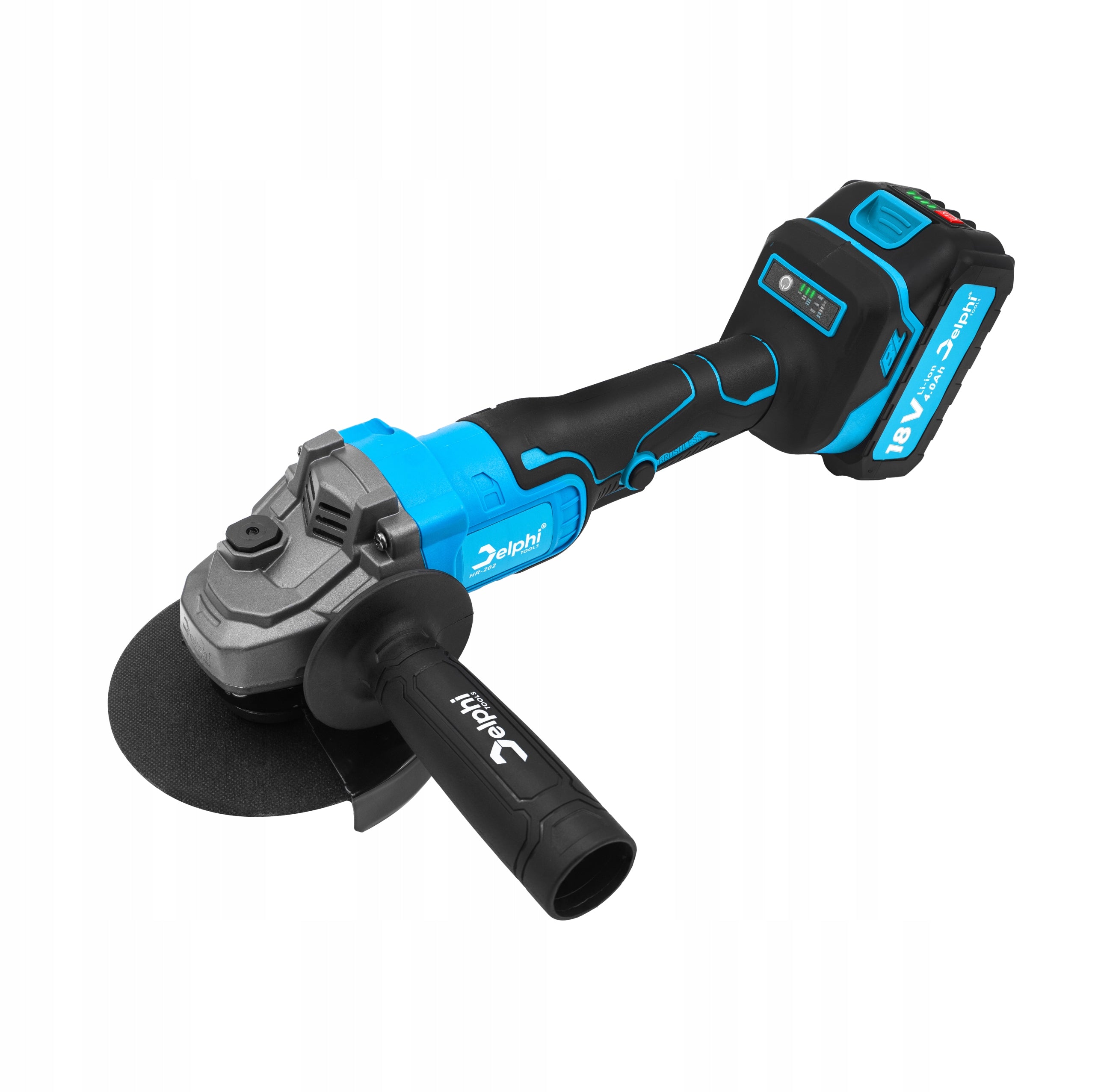 ANGLE GRINDER CORDLESS BRUSHLESS RUBBER ANGLE 1xAKU 4.0Ah Series DIAX MOCNA SZLIFIERKA Flex 4.0 Ah 4Ah