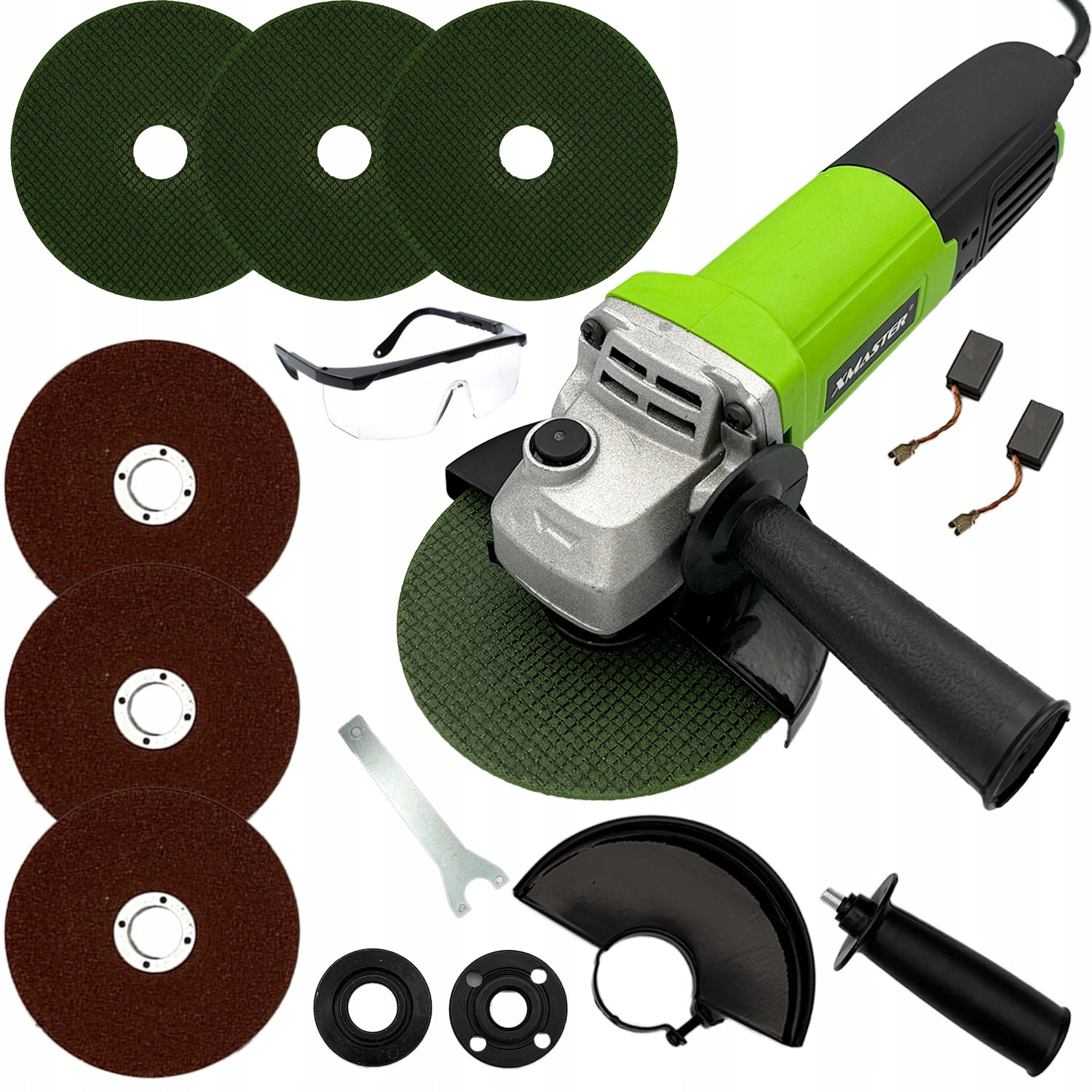 ANGLE GRINDER DIAX STRONG ANGLE M14 +6 DISCS 125 MM 11 000 rpm