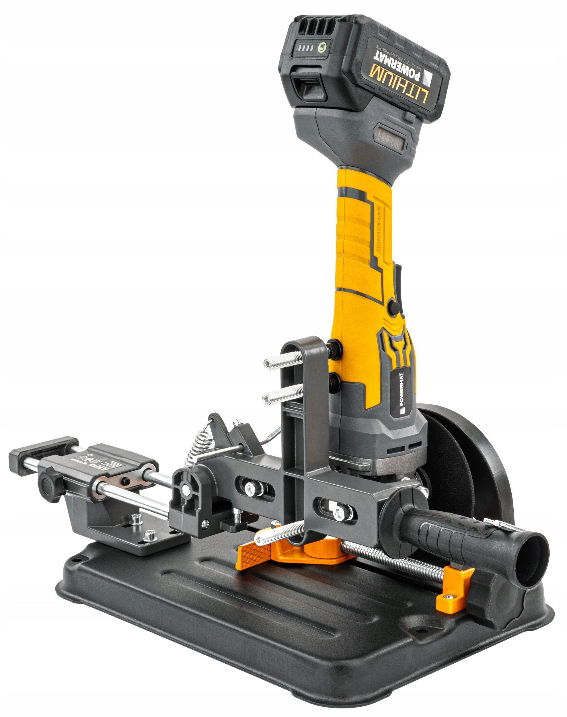 ANGLE GRINDER STAND WITH FEED TRIPOD HOLDER MOUNT 115-125 MM Disc diameter 125 mm