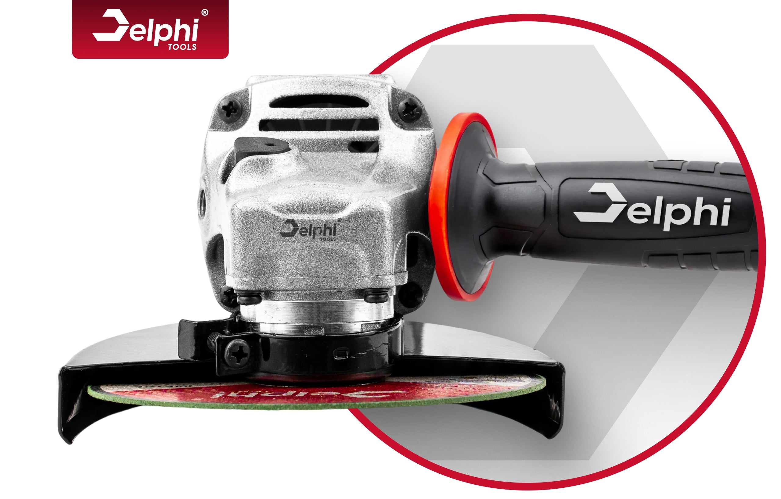 ANGLE GRINDER STRONG RUBBER ANGLE DIAX 125mm ADJUSTABLE + 10 DISCS Series FLEX Szlifierka Regulacja Obrotów 125 mm