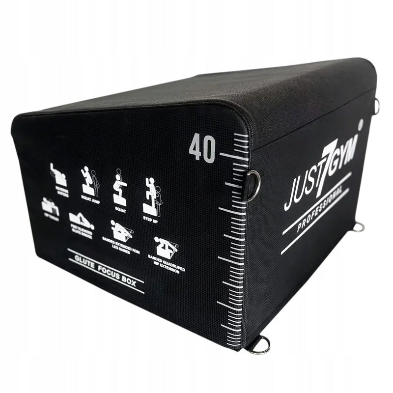 ANGLED GLUTE BOX HIP THRUST BOX PLYOMETRIC BOX JUST7GYM