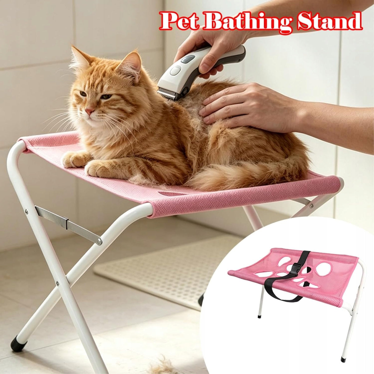 ANIMAL CARE HAMMOCK STAND FOLDING PERFECT FOR DOG BATHING Brand no brand