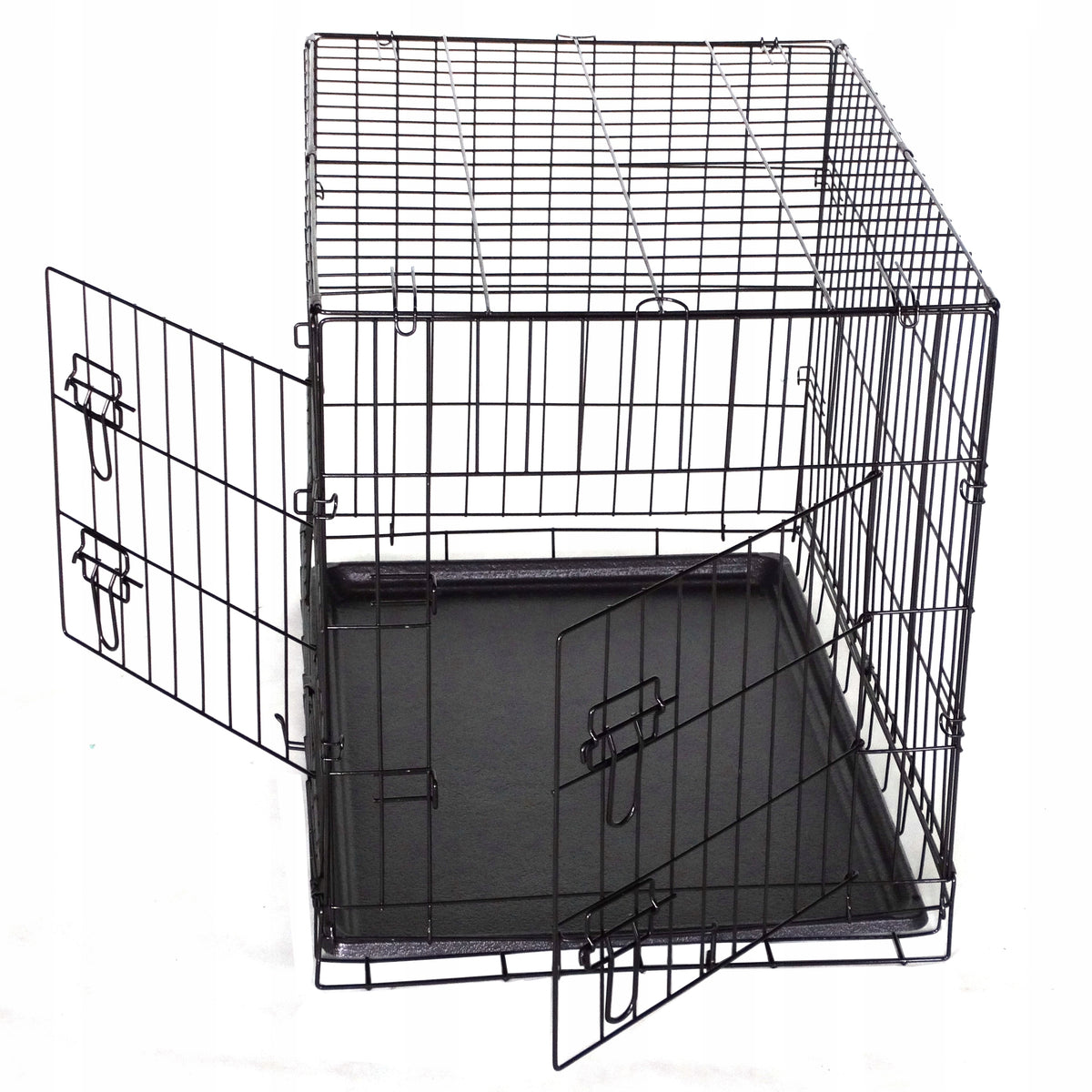 ANIMAL DOG CAGE METAL KENNEL PLAYPEN TRANSPORTER XXL 106x71x77 Manufacturer code 4D-KZS-4