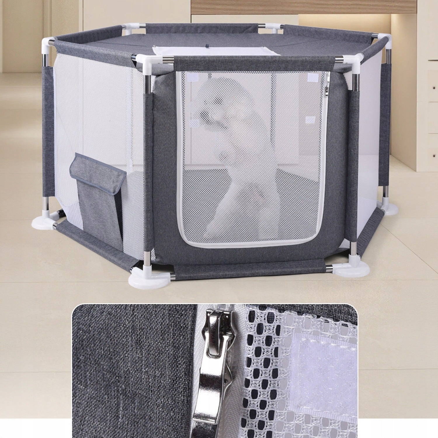 ANIMAL RABBIT DOG PLAYPEN FOR HOME FOLDING SOLID XL 108cm Packaging status original