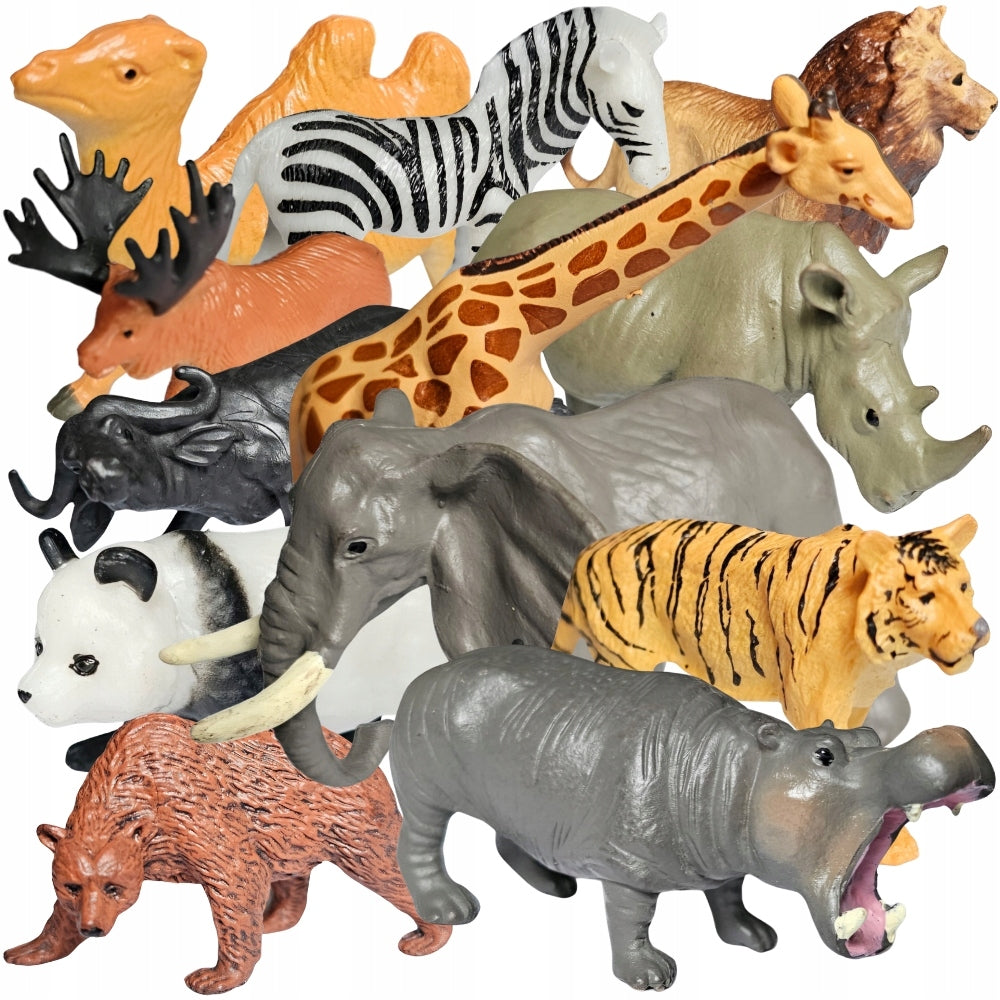 ANIMALS small animal figurines set of 12 figurines different collection to play with