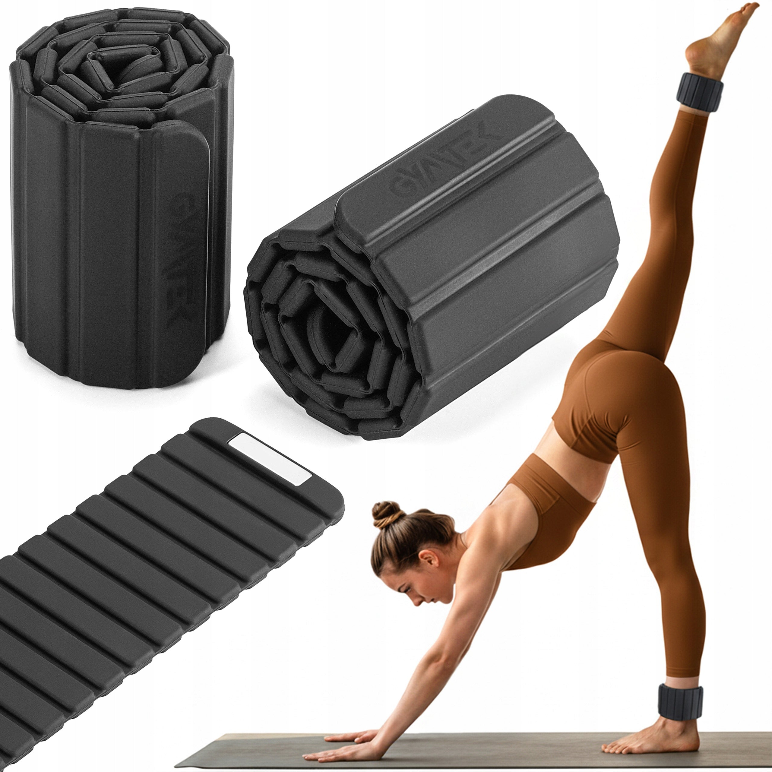 ANKLE LEG WEIGHTS WRIST WEIGHTS ADJUSTABLE 2X0,5 KG GYMTEK