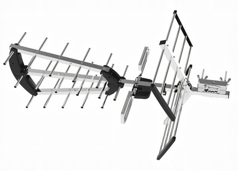 ANTENNA FOR TERRESTRIAL TV DIRECTIONAL DVB-T2 80KM MUX8 FILTER LTE HD 4K UHF VHF Manufacturer code ANTENA TELEWIZYJNA KIERUNKOWA