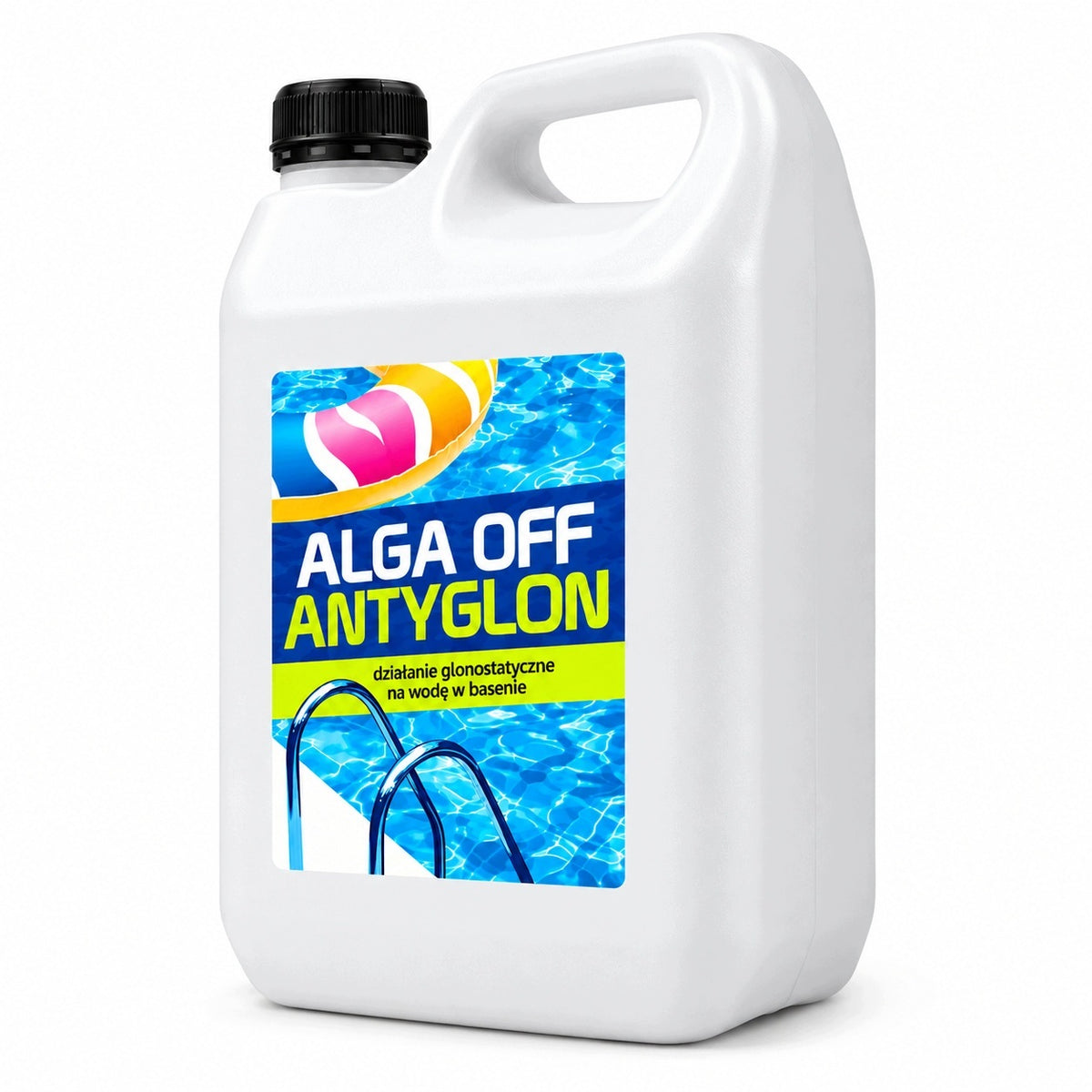 ANTI-ALGAE 4L ALGAE OFF PREPARATION FOR SWIMMING POOL AGAINST ALGAE AND GREENING OF WATER Manufacturer code Duży algicyd RUV Alga Off cztery litry bas