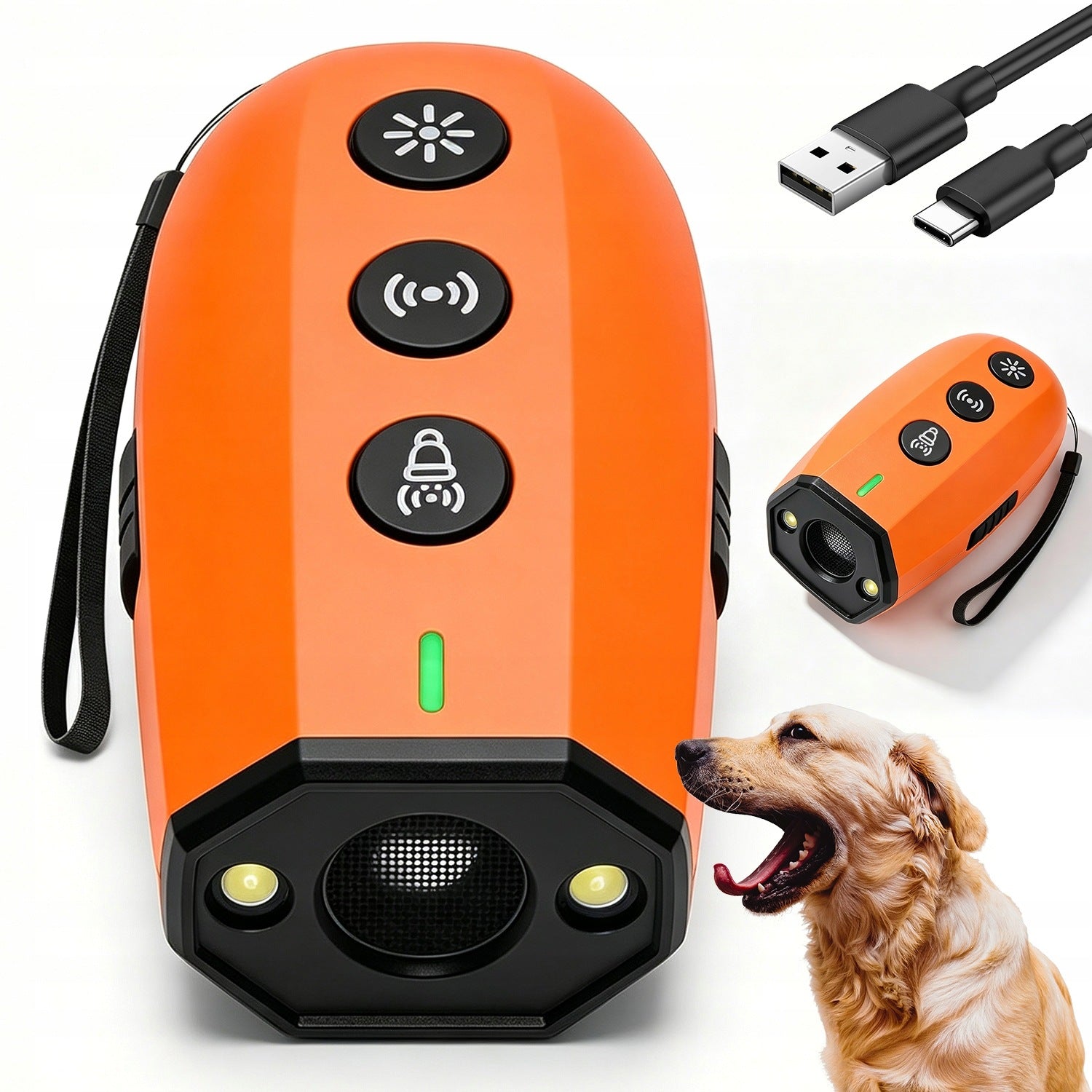ANTI-BARKING DEVICE DOG ULTRASONIC CHARGING USB-C
