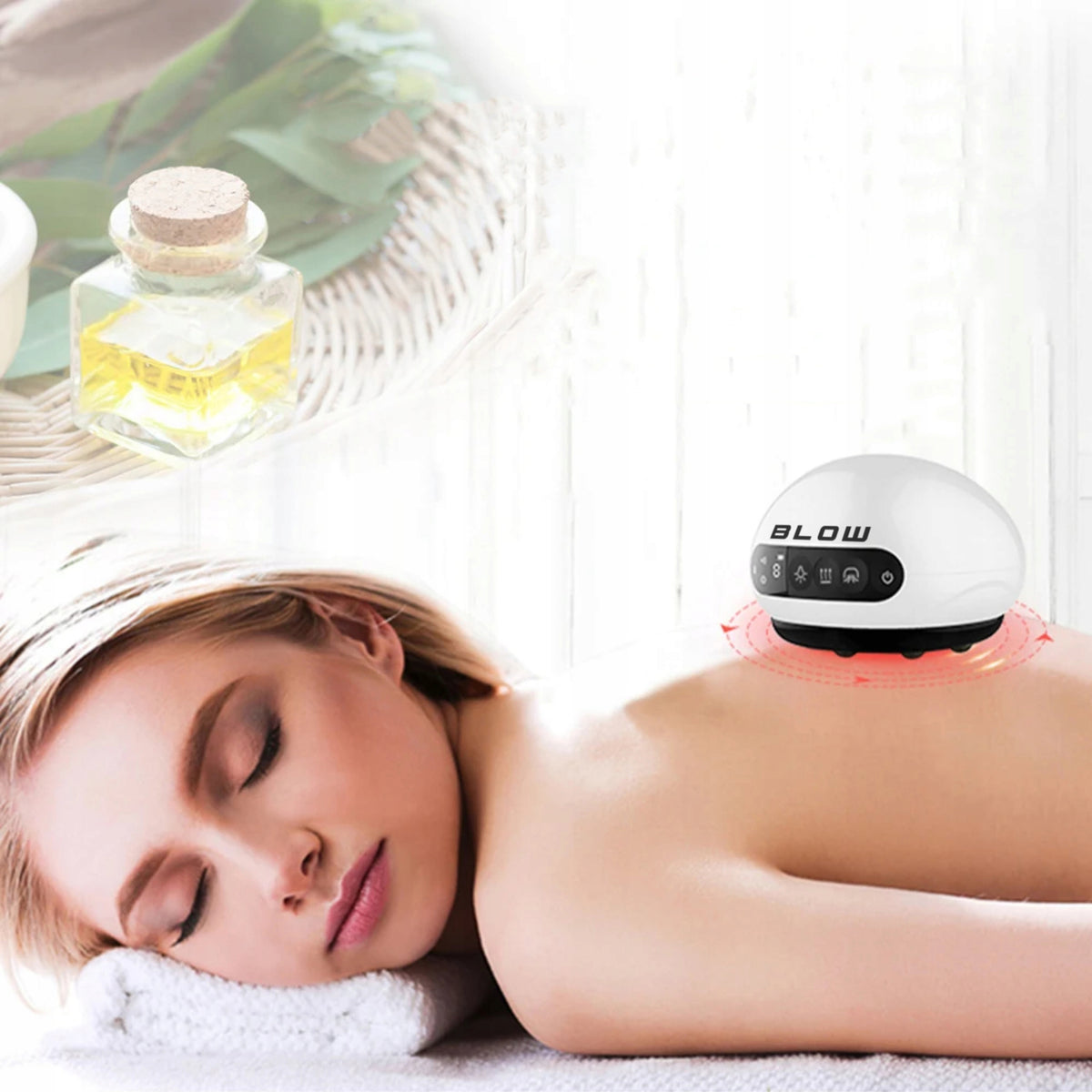 ANTI-CELLULITE ELECTRIC BUBBLE MASSAGER CHINESE HEATING FIRMING USB Manufacturer code 44-348#