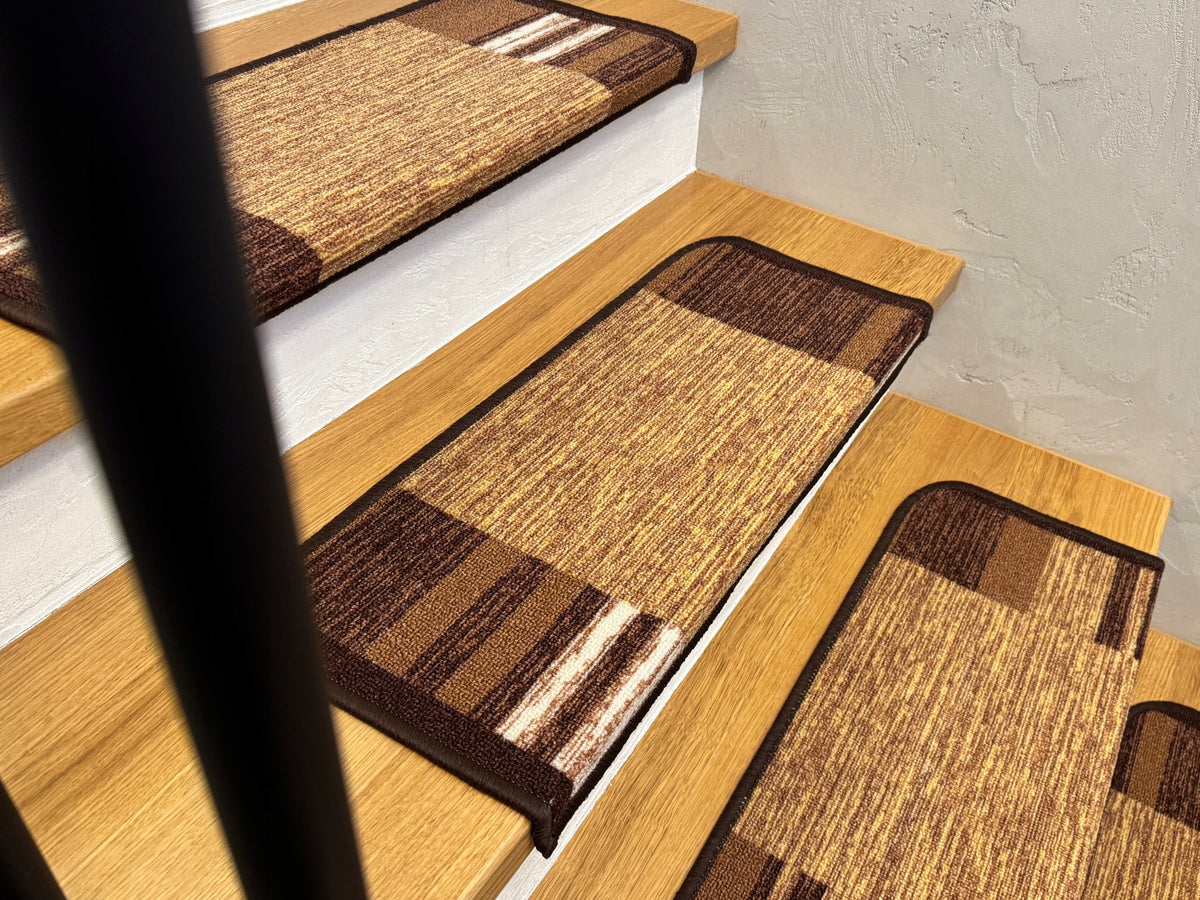 ANTI-SLIP STAIR COVERS 64X24X3 ANGELLO BROWN Brand no brand