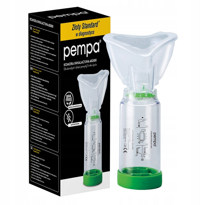 ANTISTATIC INHALATION CHAMBER - ADULTS AND CHILDREN FROM 5 YEARS - PEMPA AS300