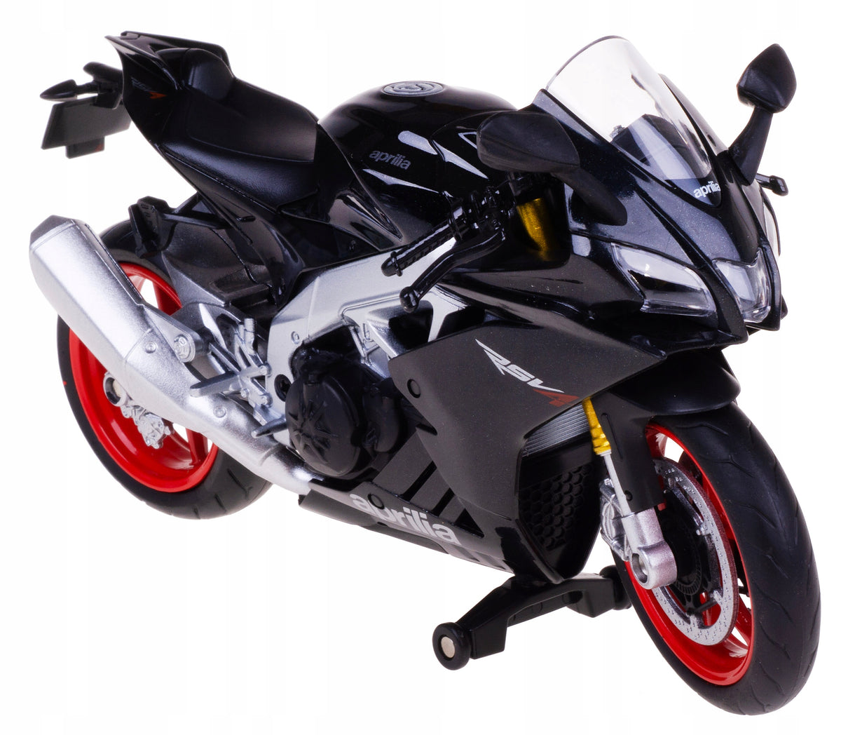 APRILIA RSV4 RR1000 2021 MODEL PLASTIC/METAL RMZ MOTOR 1:12 BLACK