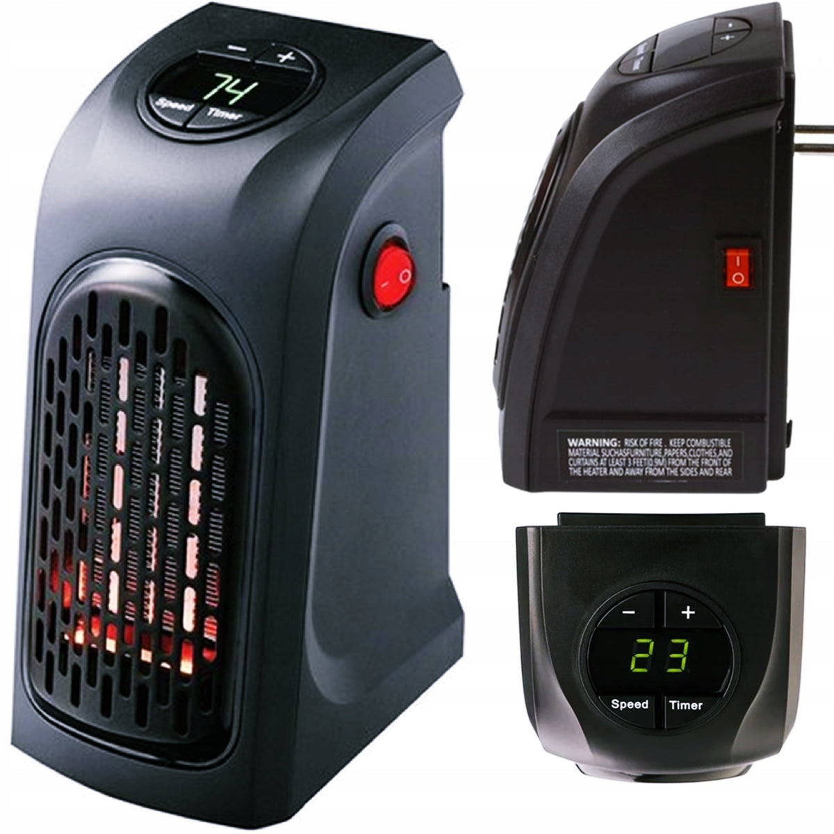 APRON MINI ELECTRIC HEATER 400W Manufacturer code GRZEJNIK GNIAZDKOWY TURYSTYCZNY MOCNY