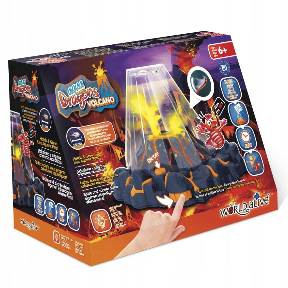 AQUA DRAGONS VOLCANO UNDERWATER WORLD WATER DRAGONS AQUARIUM EDUCATIONAL TOY Brand World Alive