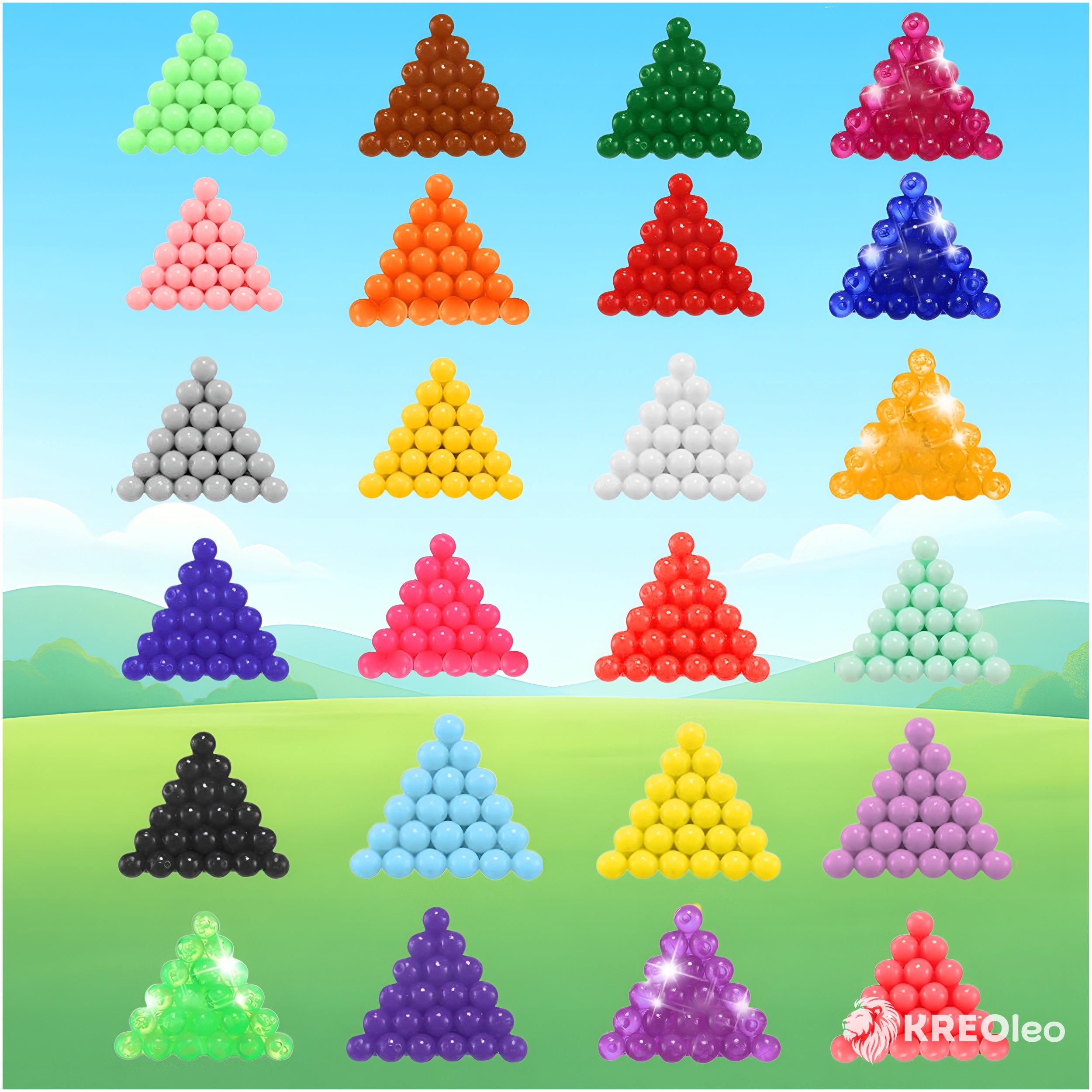 AQUA WATER BEADS LARGE SET 3600+EL MAGIC BEADS GOOD PACKING XXL Brand KREOleo
