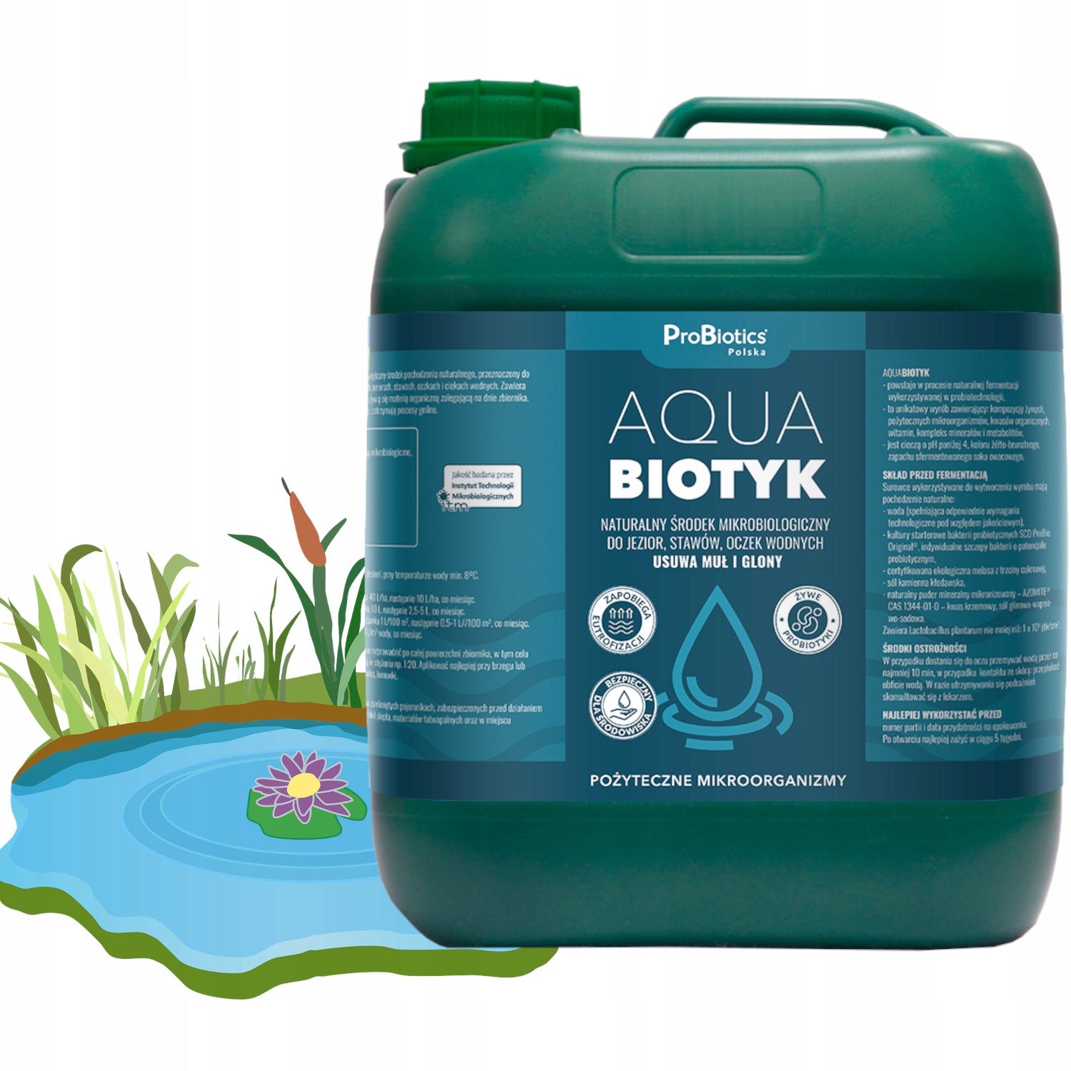 AQUABIOTIC 5L NATURAL MICROBIOLOGICAL AGENT FOR MESH JOINT CLEANSING