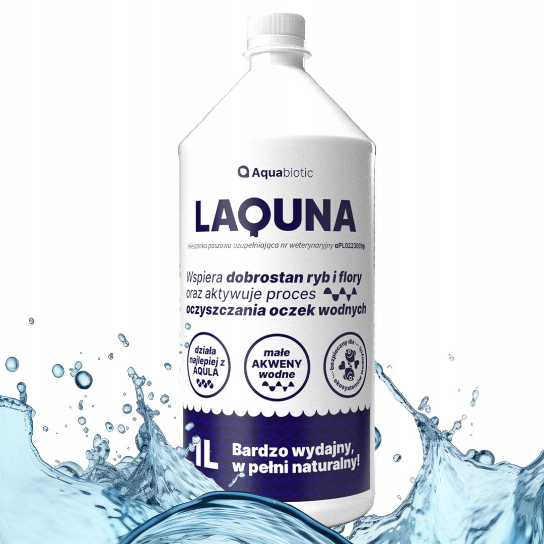 AQUABIOTIC LAQUNA 1L, supports the well-being of fish and flora, for 66m3 of water