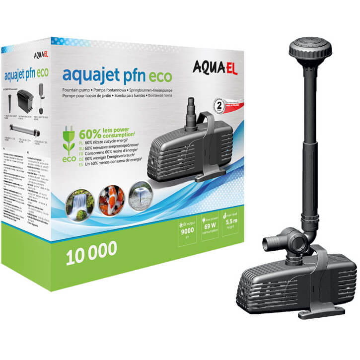 AQUAEL PFN-10000 ECO FOUNTAIN PUMP FOR POND WATER 9000L/H 69W