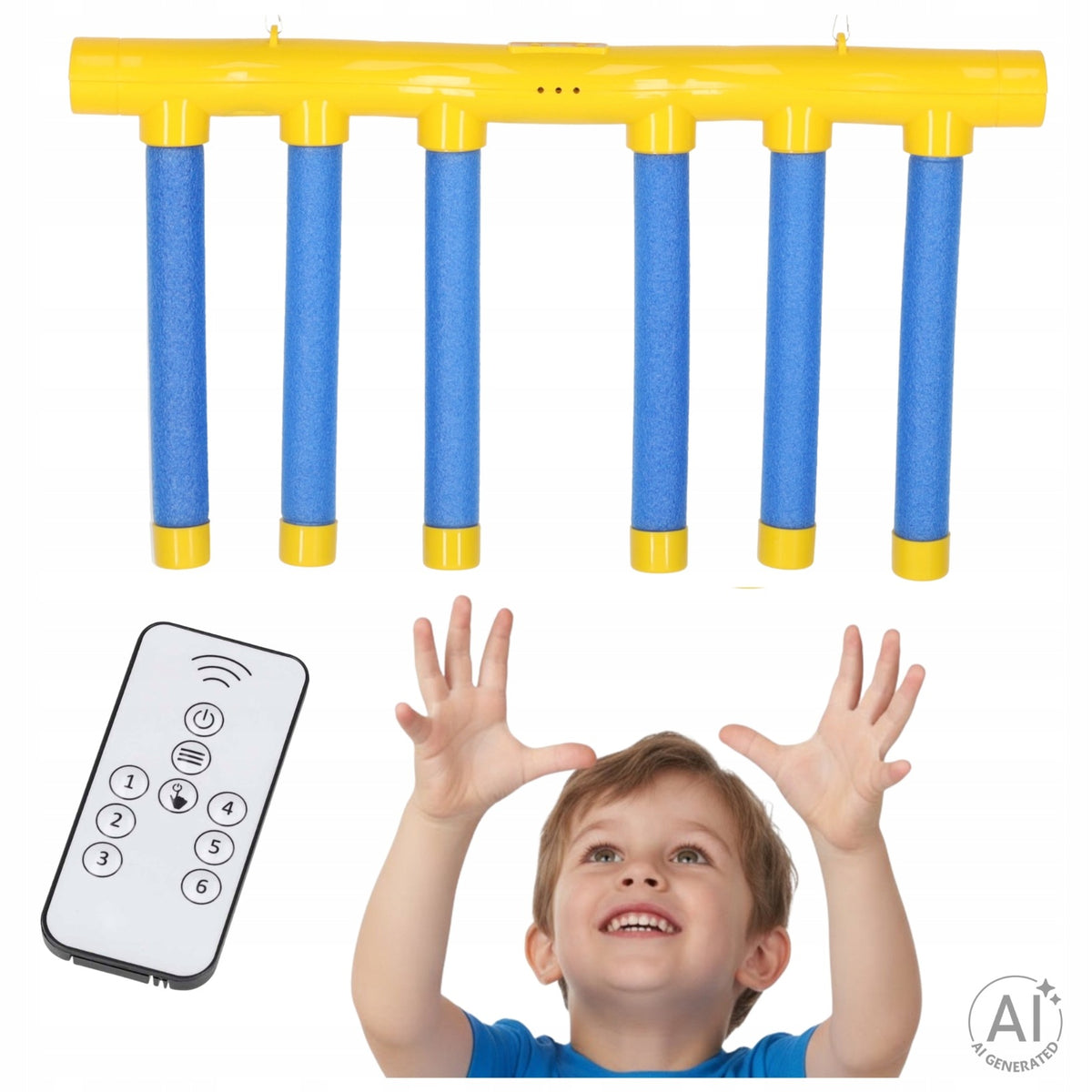 ARCADE GAME FALLING STICKS FOR CHILDREN REFLEX TRAINING WITH REMOTE CONTROL