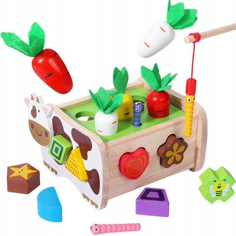 ARCADE GAME SORTER CARROT WORMS COW