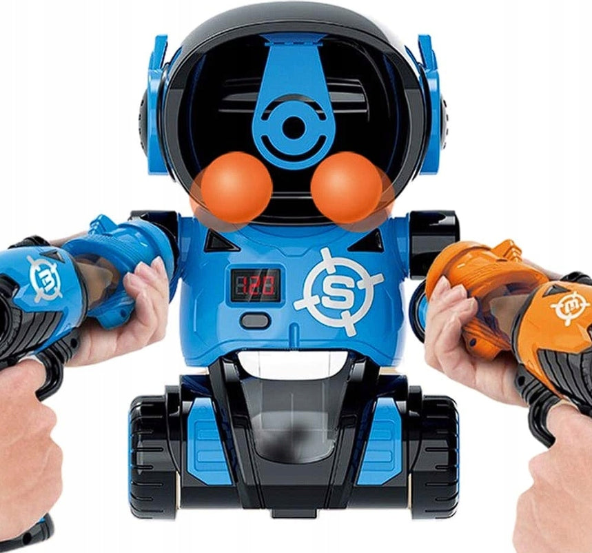 ARCADE TOY SHOOTING RANGE ROBOT 2 RIFLES 24BALLS FOR TWO CHILDREN Manufacturer code B19M