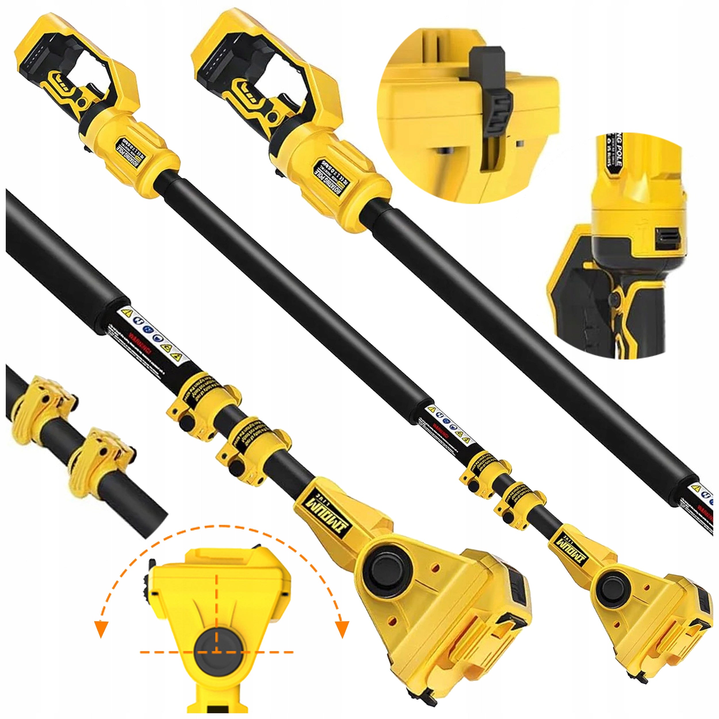 ARM BOOM TELESCOPIC EXTENSION FOR PRUNING SHEAR SAW IMOUM